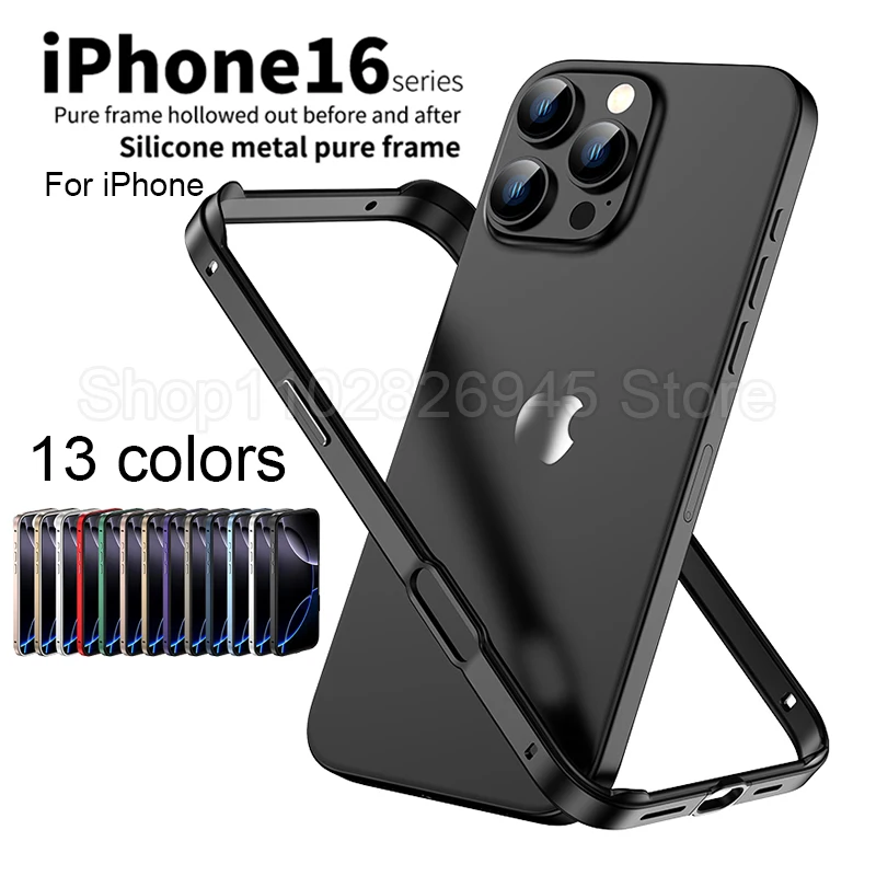 Metal Bumper Aluminum Frame Case - Ốp lưng điện thoại kim loại