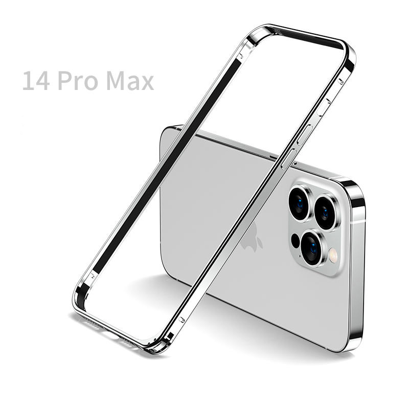 Metal Bumper Aluminum Frame Case - Ốp lưng cứng khung kim loại