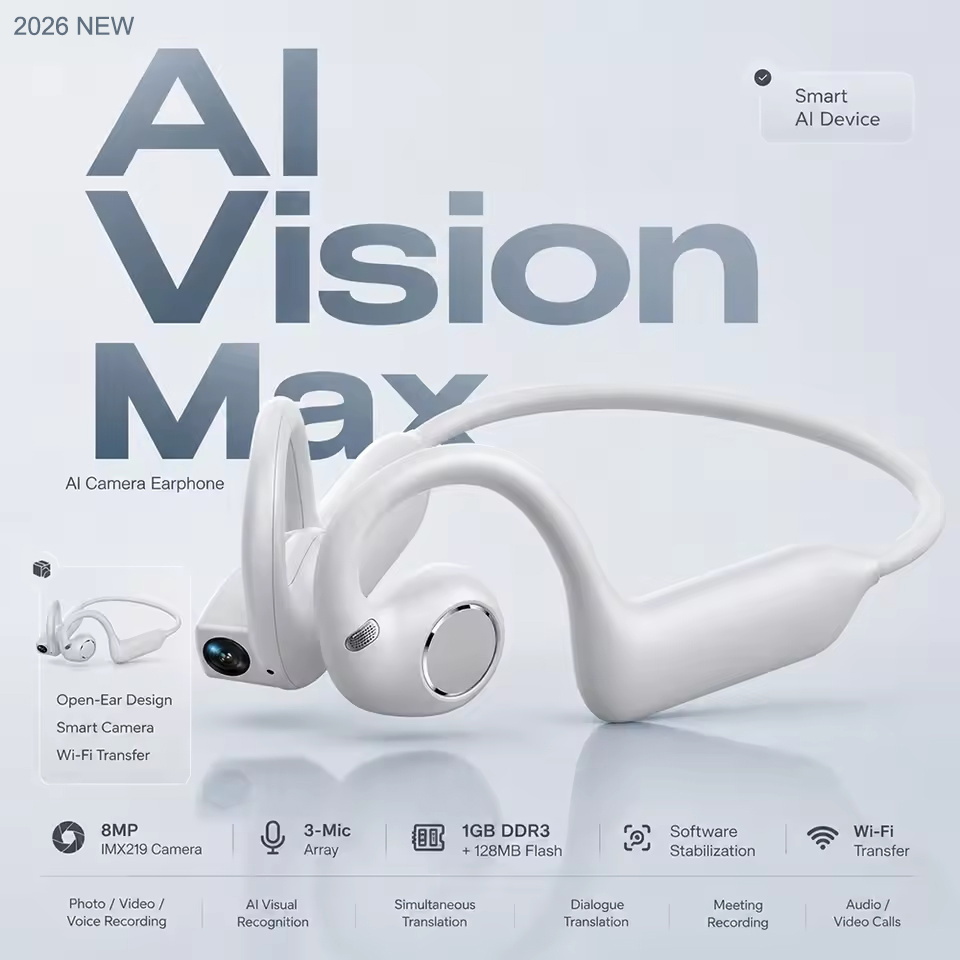 Earphones - NEW Ear Hook Bone Conduction AI