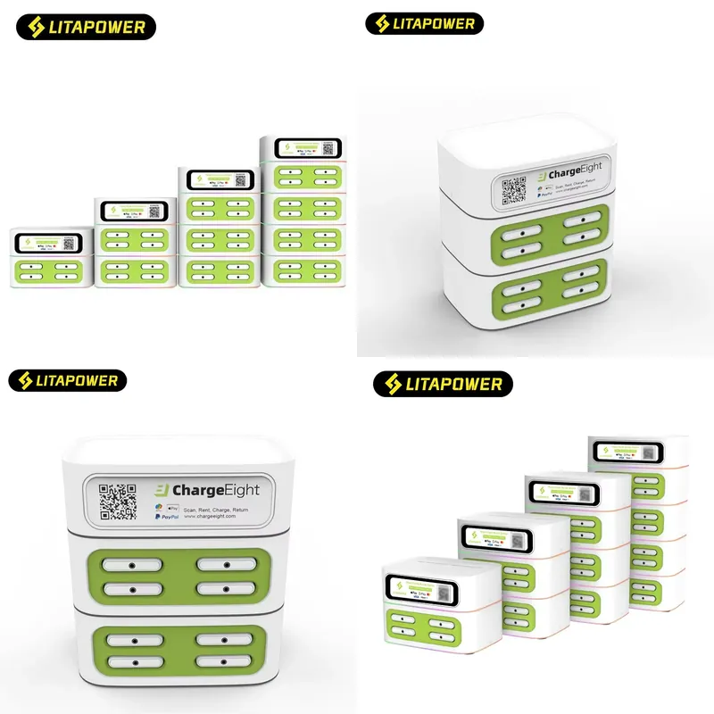 Sharing Powerbank 8-Slot Power - đánh giá và giá Power Banks