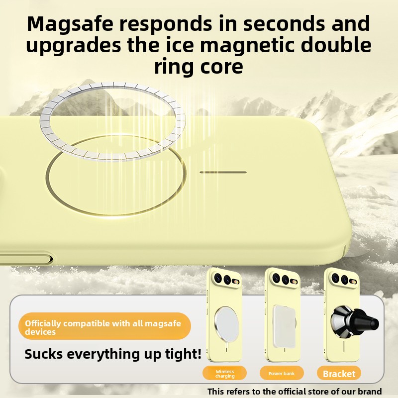 Matte Soft Luxury Liquid Silic - đánh giá và giá Liquid Silicone Magnetic Phone Case