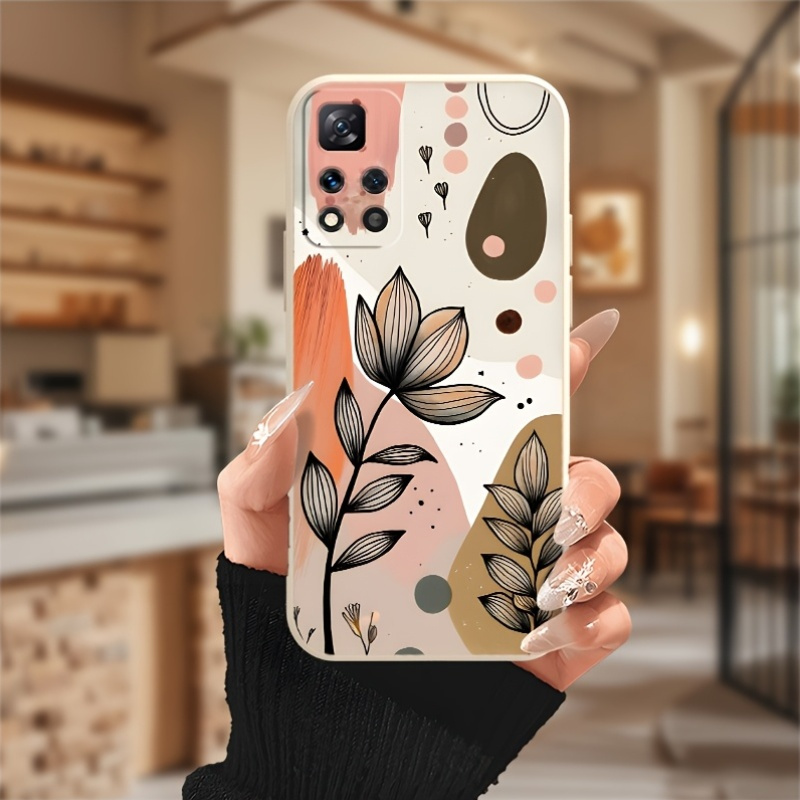 Pink-brown vintage floral patt - đánh giá và giá Vintage Floral Pattern Soft Case
